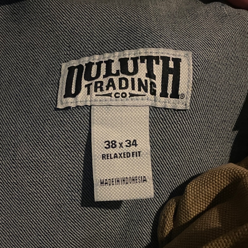 Duluth Trading Co. Blue Relaxed Fit Pants